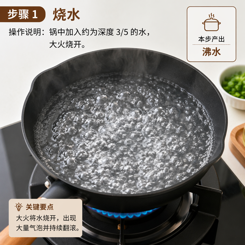Step 1: Boil the Water