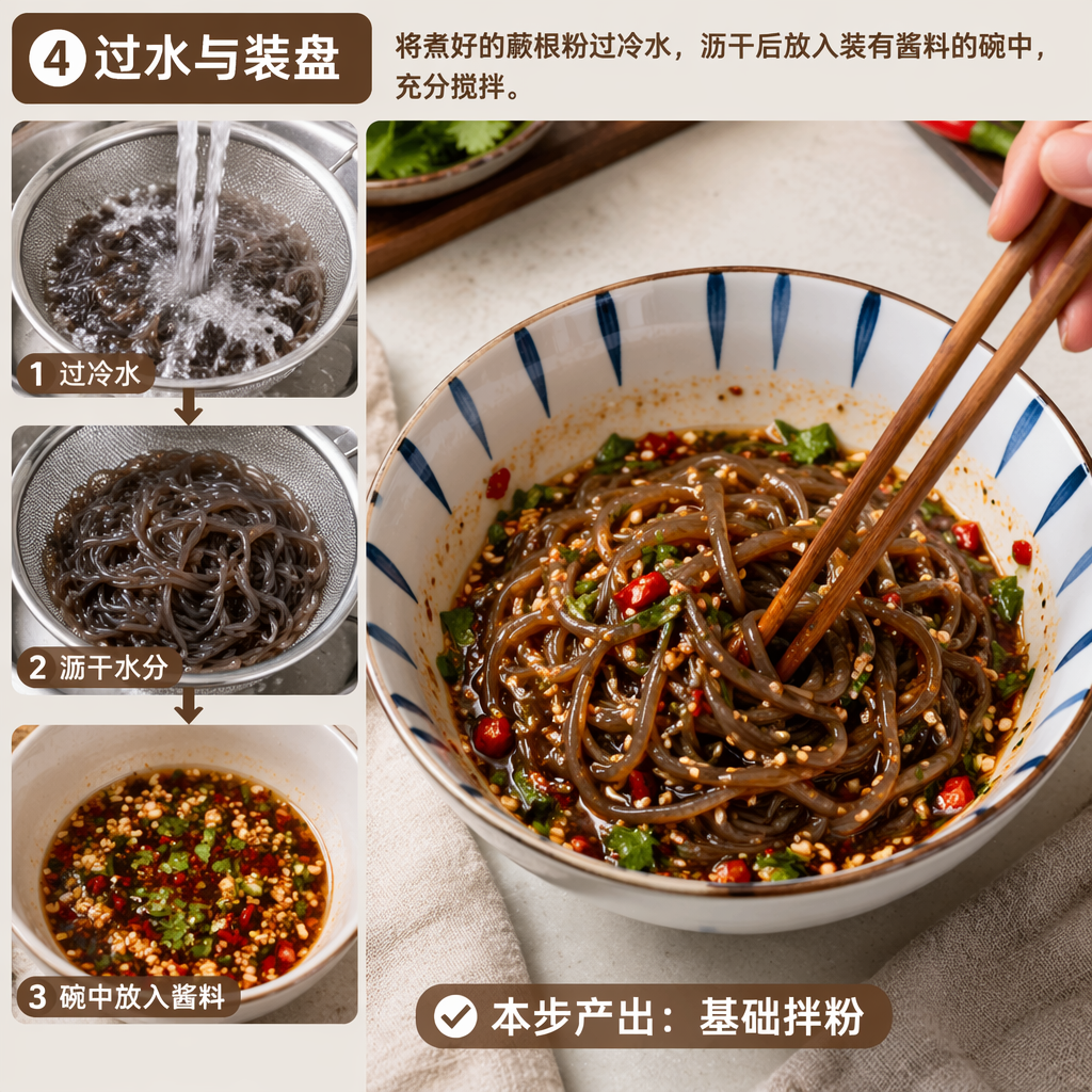 Step 4: Rinse and Plate