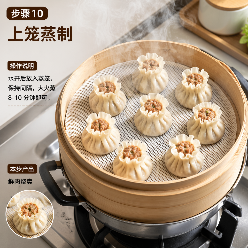 Step 10: Steam