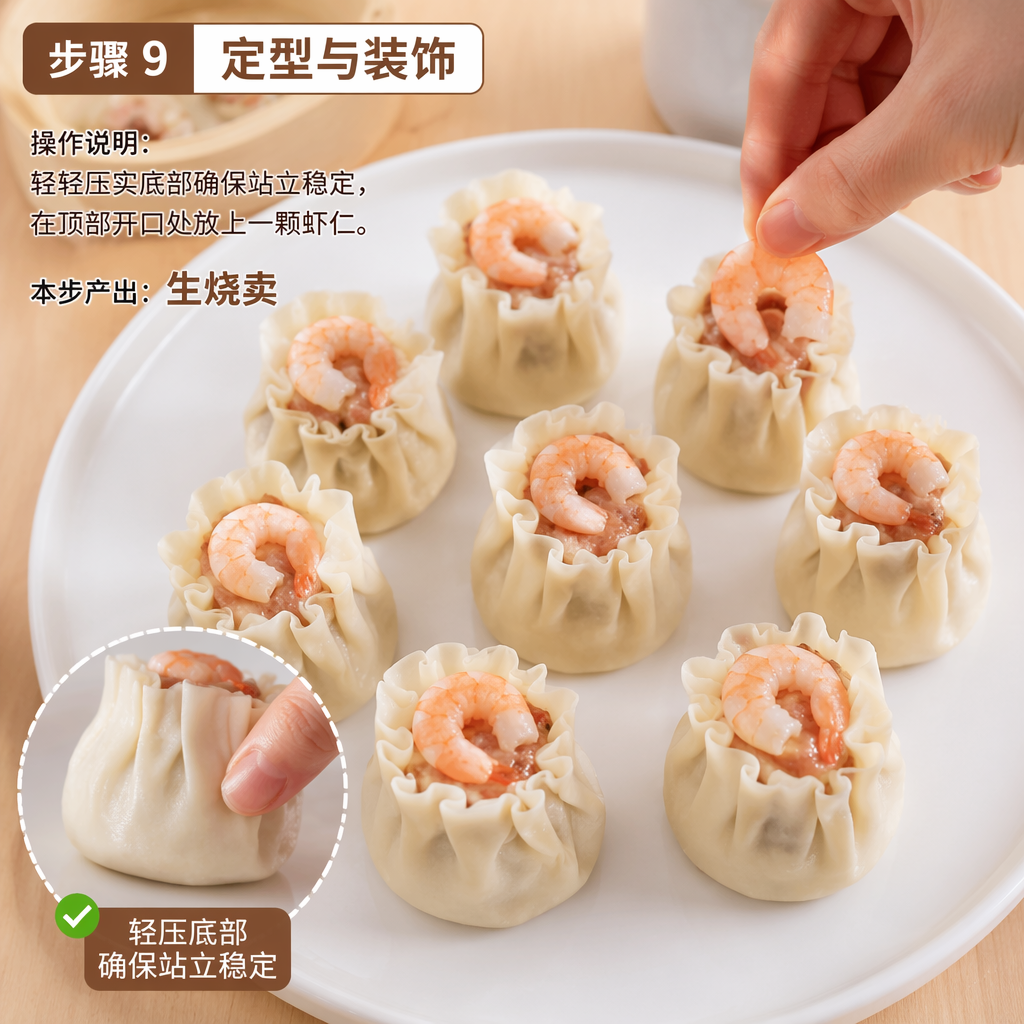 Step 9: Set and Garnish