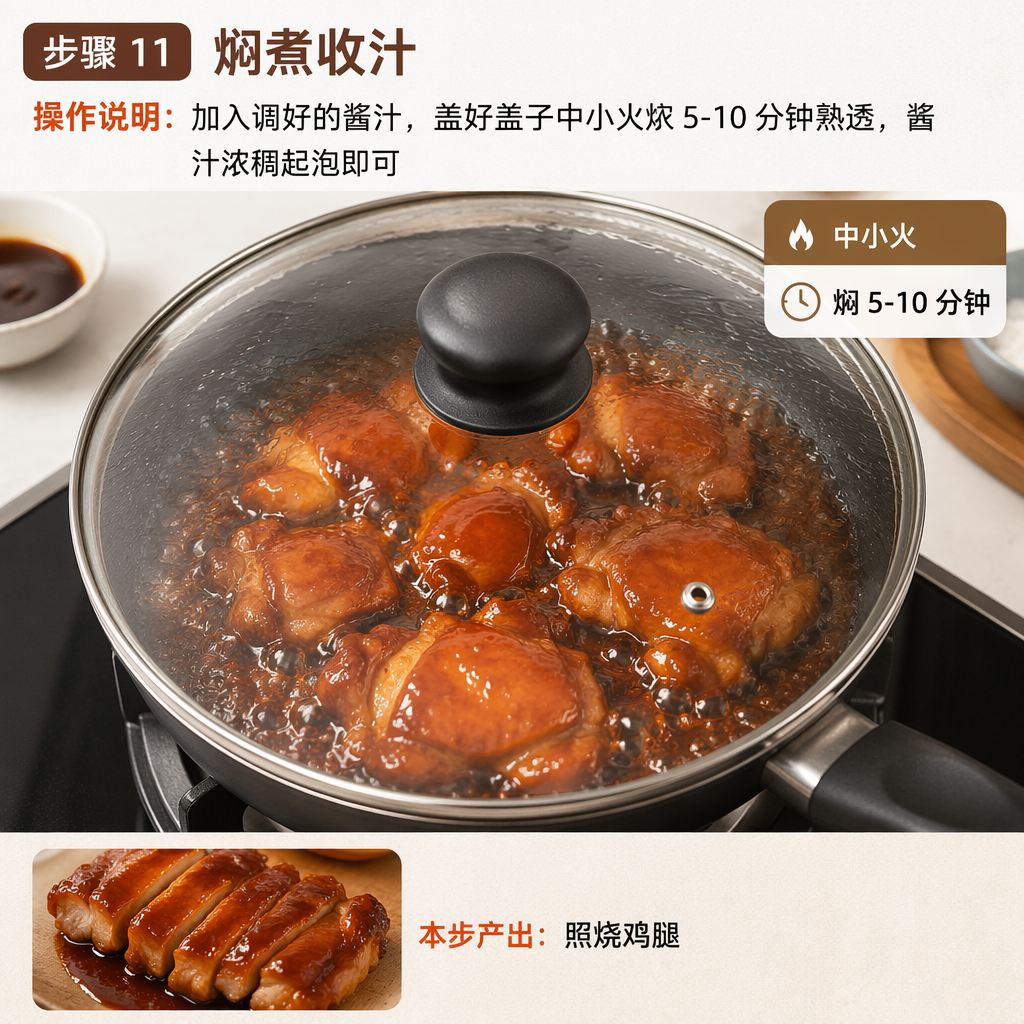 Step 11: Simmer and reduce the sauce