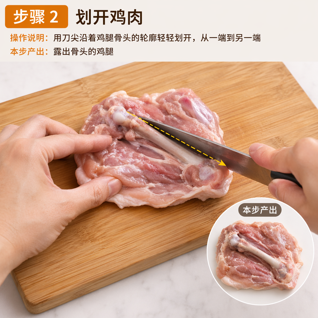 Step 2: Score the chicken