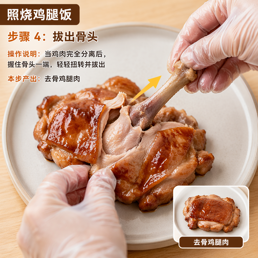 Step 4: Remove the bone