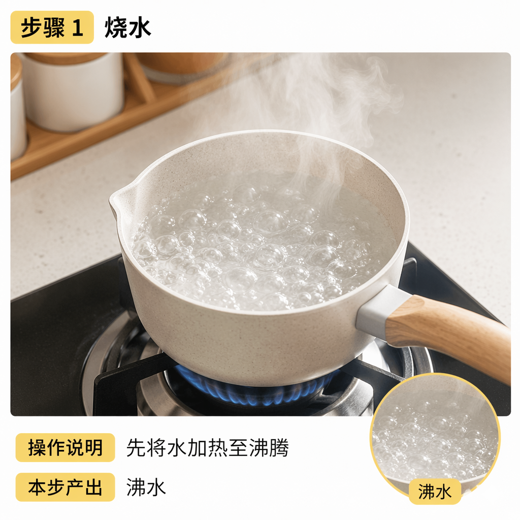 Step 1: Boil Water