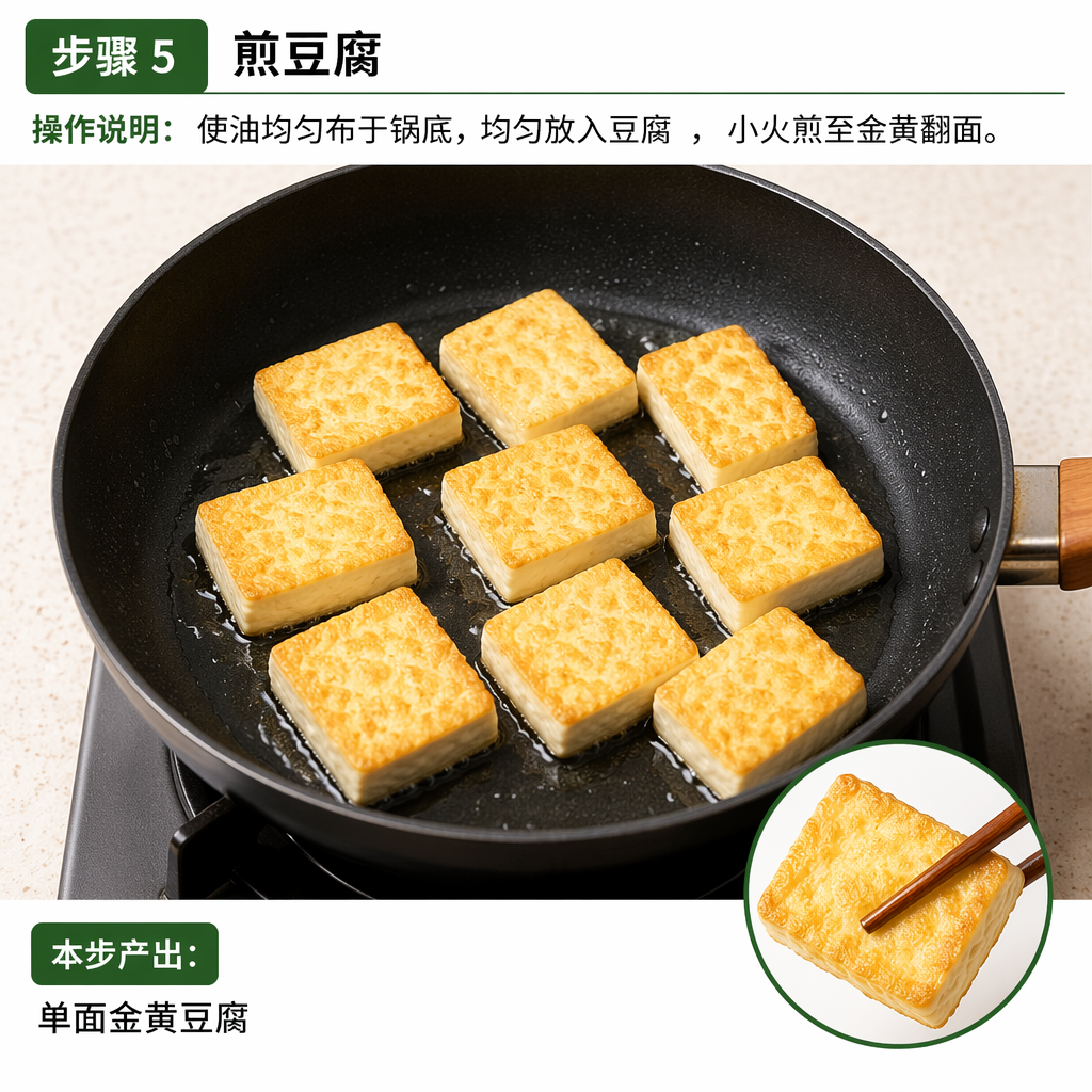 Step 5: Pan-Fry the Tofu