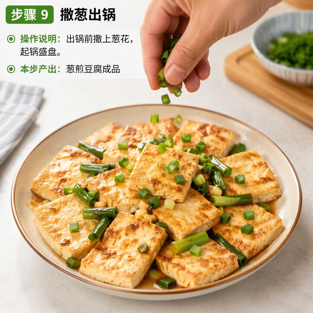 Step 9: Sprinkle Scallion and Serve