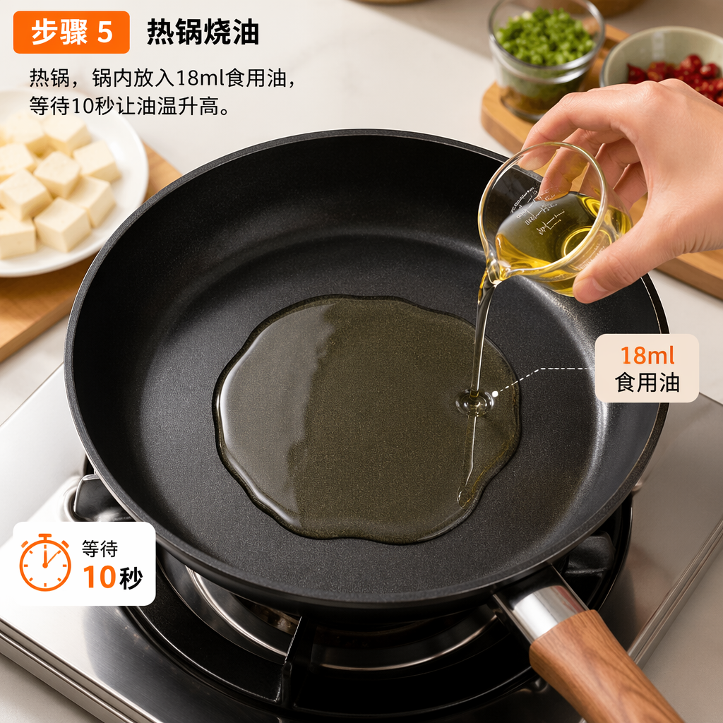 Step 5: Heat the Oil