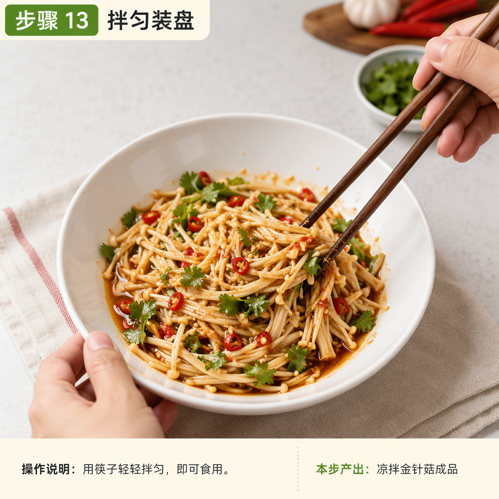 Step 13: Toss and Serve