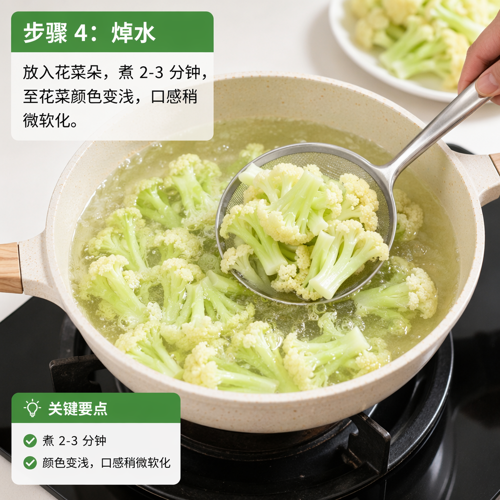 Step 4: Blanch