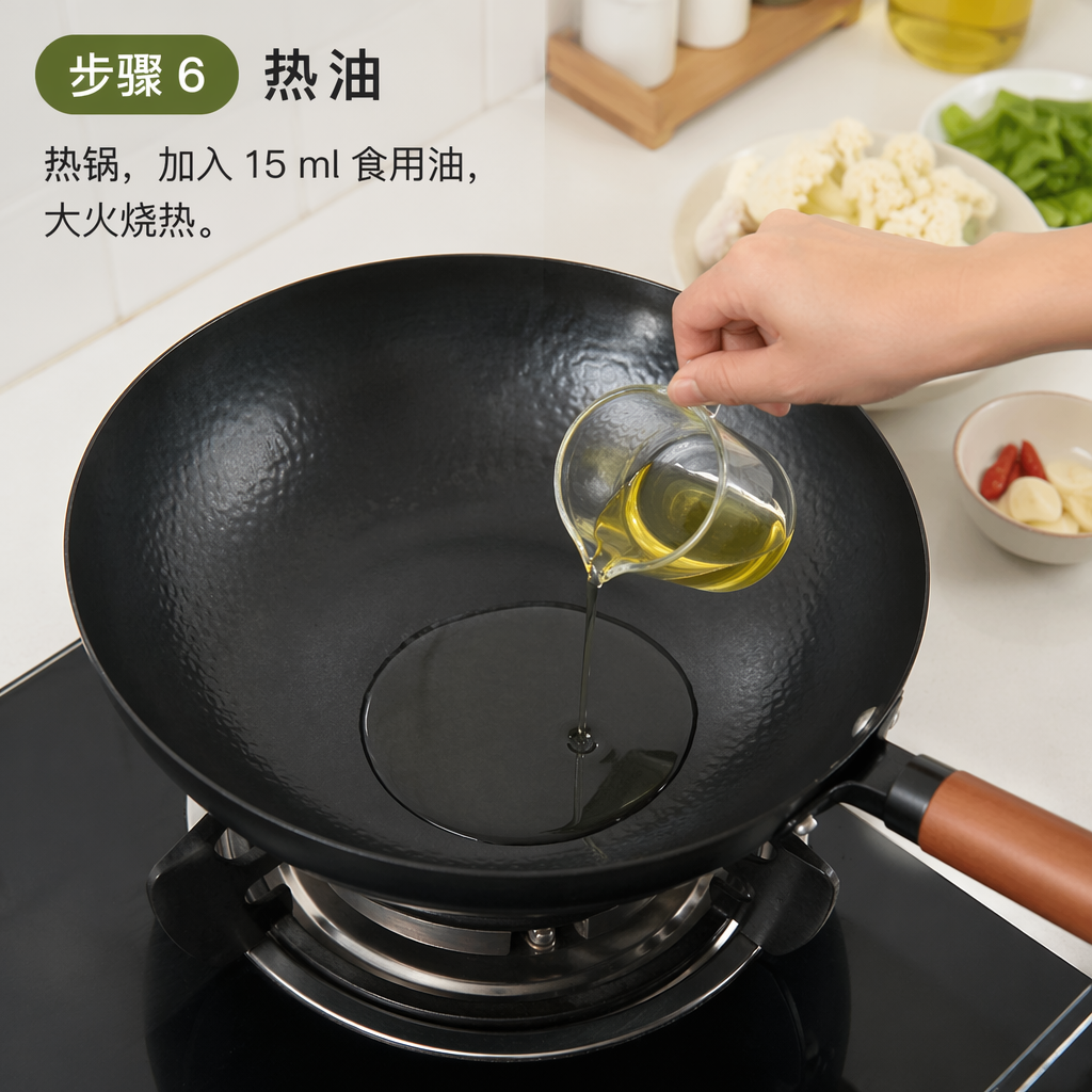 Step 6: Heat the Oil