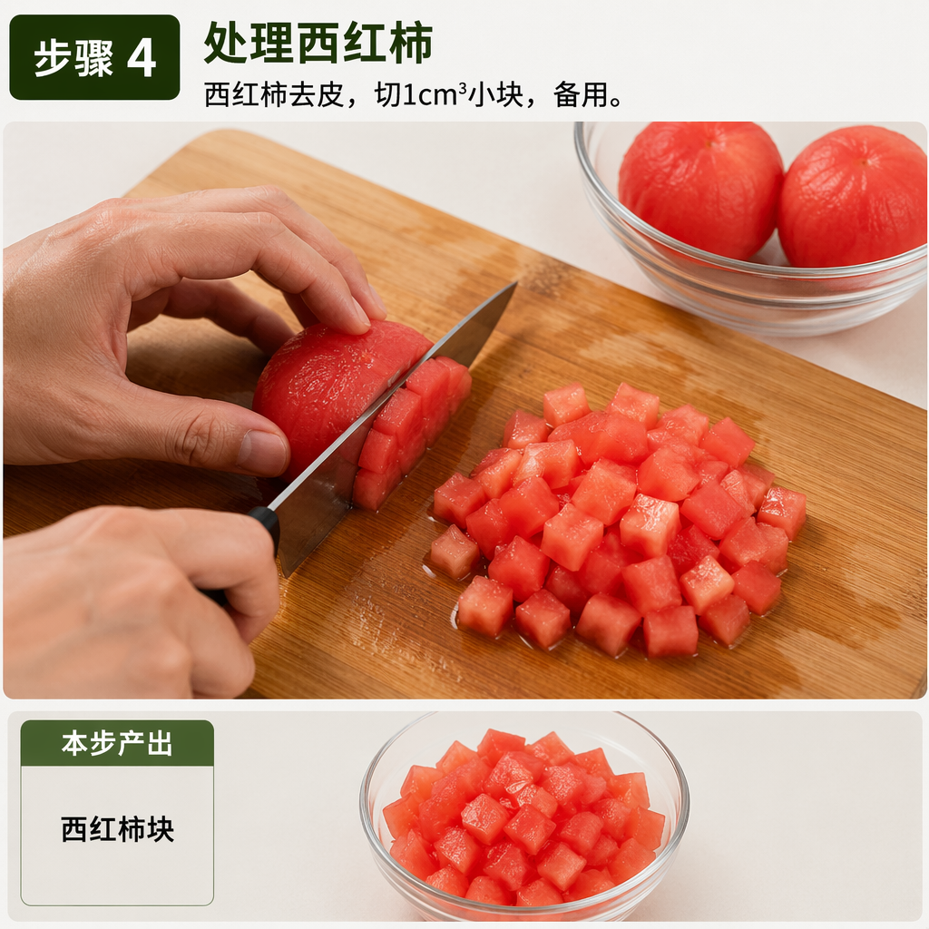 Step 4: Prepare the Tomatoes