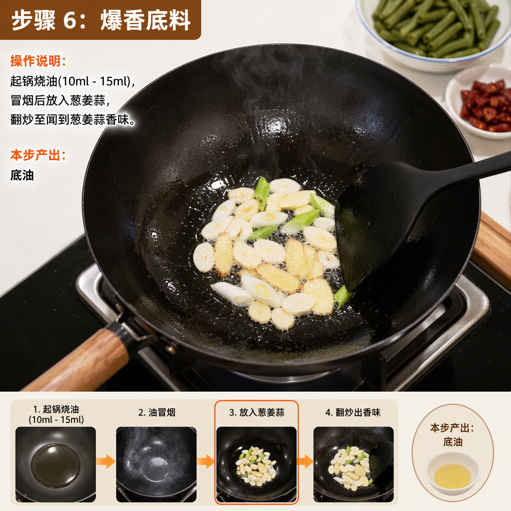 Step 6: Sauté the Aromatics