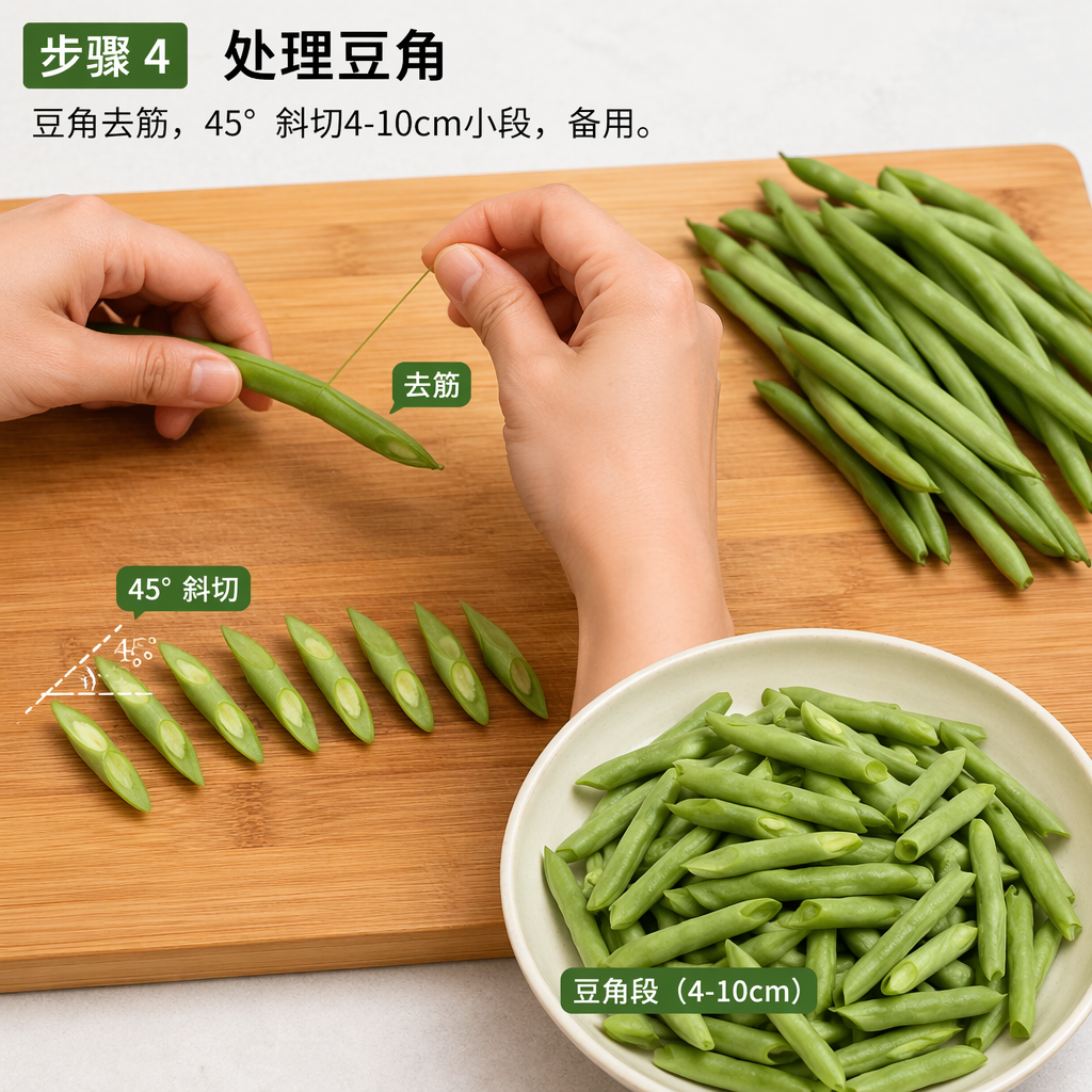 Step 4: Prep the Green Beans