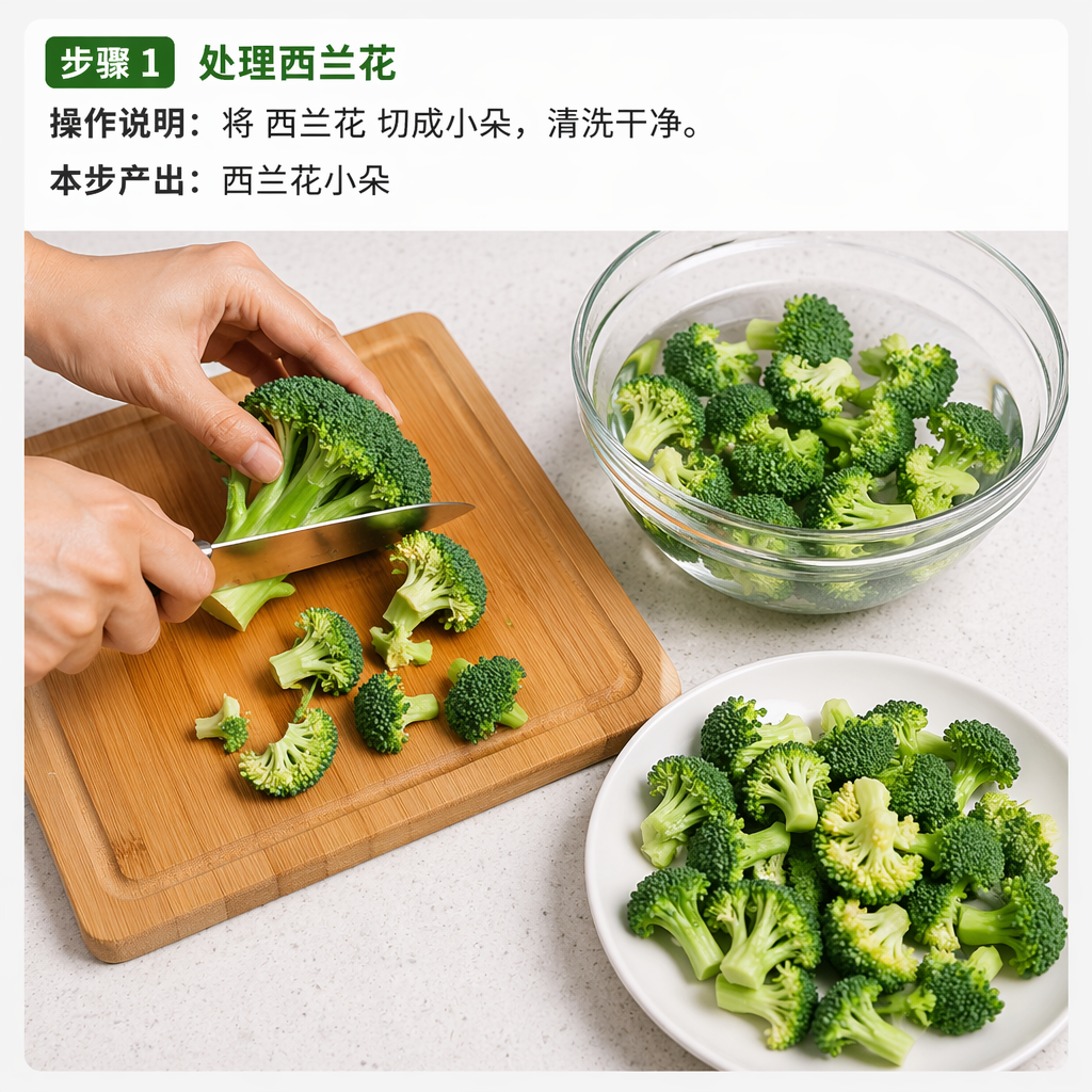 Step 1: Prepare the Broccoli