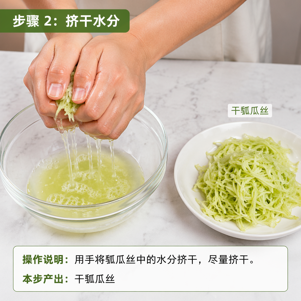 Step 2: Squeeze Out the Moisture